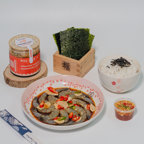 Shrimp Sashimi Marinated Shoyu